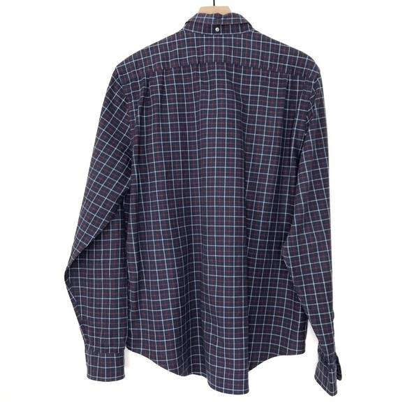 LACOSTE Plaid Checkered Button Up 42 / L - Picture 3 of 15
